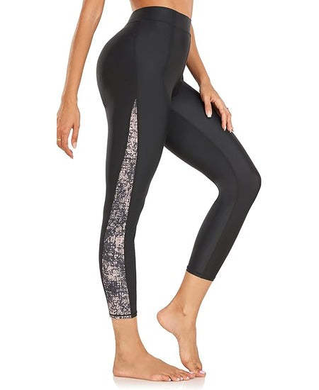 IGEEKWELL Women's Surfing Leggings Swimming Tights Rash Guard Water Wetsuit-CUWSL02643|Swisswell