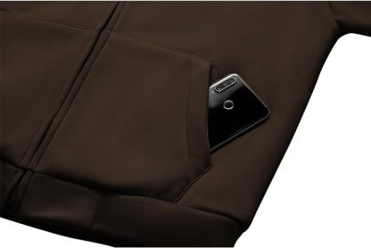 IGEEKWELL Men's Winter Hoodies Full Zip Up Fleece Sherpa Lined Heavyweight Jacket-ZITY0652|Swisswell