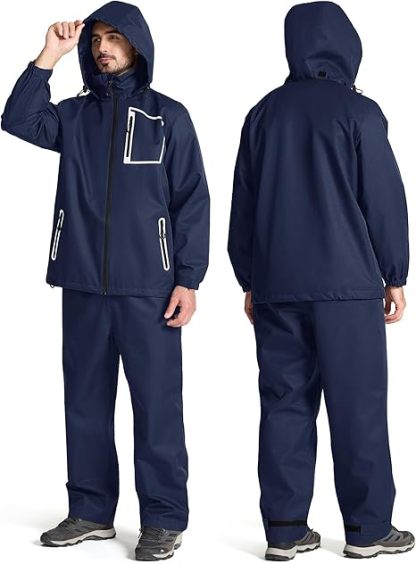 Men's Waterproof Rain Gear Outdoor Rainwear-CUMRS03412