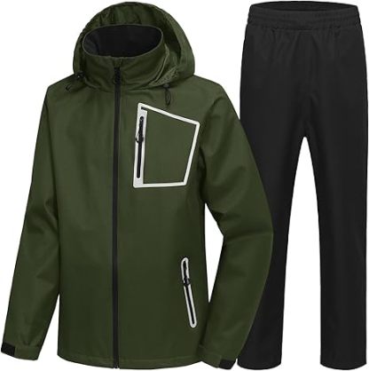 Men's Waterproof Rain Gear Outdoor Rainwear-CUMRS03412