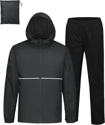 Men's Waterproof Breathable Packable Rainwear-CUMRS05414