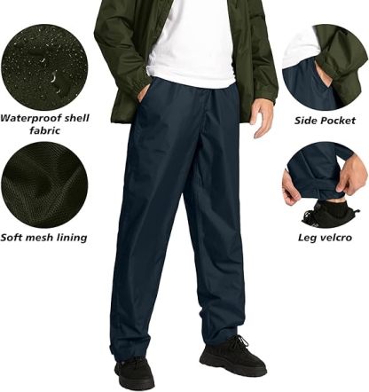 Men's Waterproof Lightweight  Outdoor Rainwear-TUMRS00209