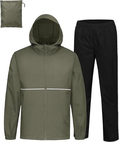 Men's Waterproof Breathable Packable Rainwear-CUMRS05414