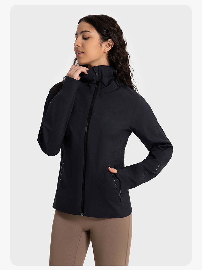 SWISSWELL Women Windproof Warm and Breathable Running Fitness Hooded Jacket 25-ZT-XH003|Swisswell