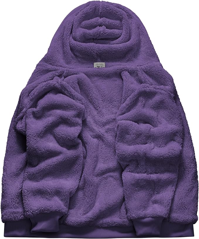 IGEEKWELL Men's Winter Hoodies Full Zip Up Fleece Sherpa Lined Heavyweight Jacket-ZITY0652|Swisswell