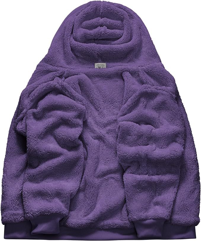 IGEEKWELL Men's Winter Hoodies Full Zip Up Fleece Sherpa Lined Heavyweight Jacket-ZITY0652|Swisswell