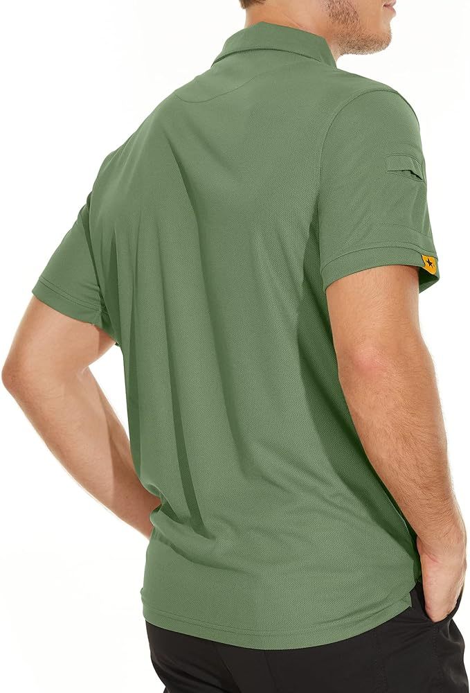 IGEEKWELL Mens Polo Shirts Short Sleeve Golf Collared Shirt Tennis T-Shirt -AUMPO00001|Swisswell