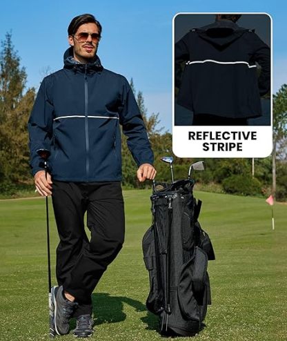 Men's Waterproof Breathable Packable Rainwear-CUMRS05414