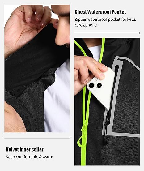 Men's Waterproof Rain Gear Outdoor Rainwear-CUMRS03412