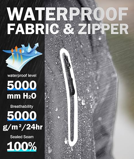 Men's Waterproof Lightweight  Outdoor Rainwear-TUMRS00209