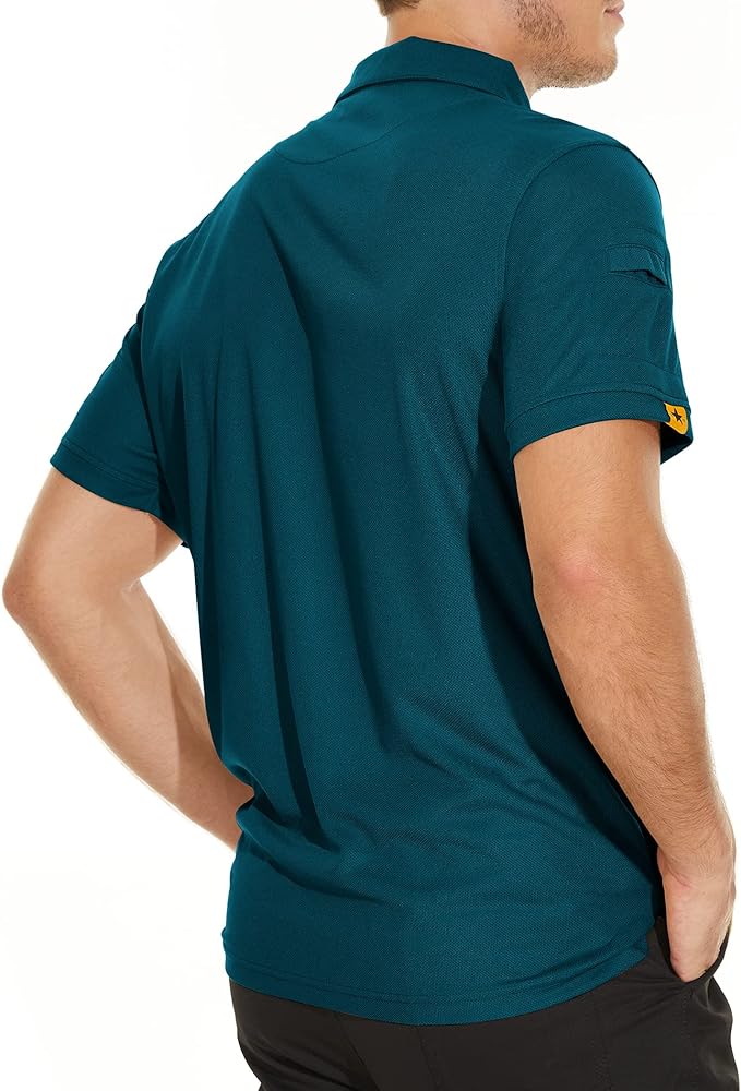 IGEEKWELL Mens Polo Shirts Short Sleeve Golf Collared Shirt Tennis T-Shirt -AUMPO00001|Swisswell