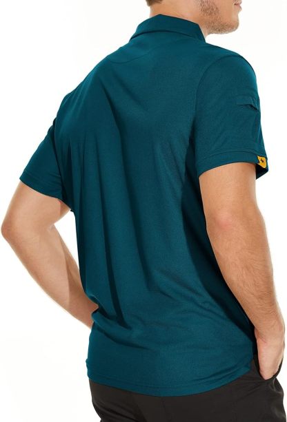 IGEEKWELL Mens Polo Shirts Short Sleeve Golf Collared Shirt Tennis T-Shirt -AUMPO00001|Swisswell