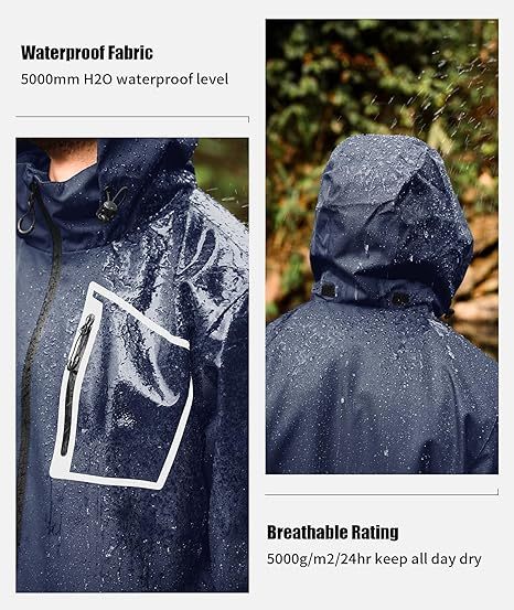 Men's Waterproof Rain Gear Outdoor Rainwear-CUMRS03412