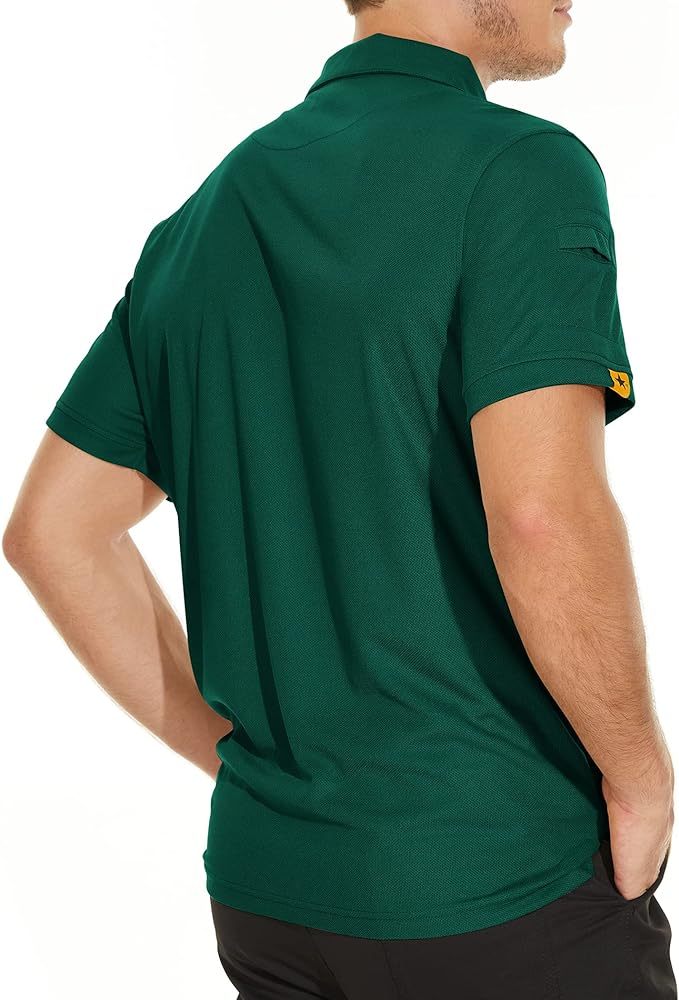 IGEEKWELL Mens Polo Shirts Short Sleeve Golf Collared Shirt Tennis T-Shirt -AUMPO00001|Swisswell