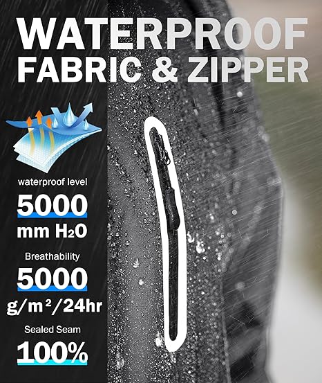 Men's Waterproof Lightweight  Outdoor Rainwear-TUMRS00209