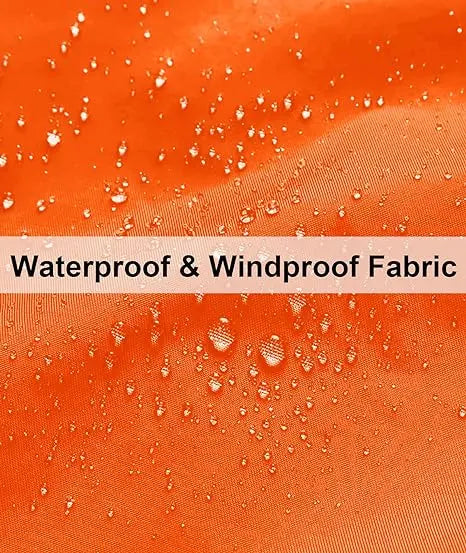 SWISSWELL Men's High Quality Waterproof Outdoor Raincoat Zip Up Hooded Jacket -ZPK000011|Swisswell