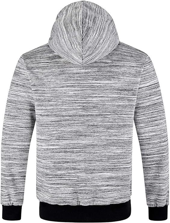 IGEEKWELL Men's Zip Up Hoodie Jacket Thermal Hooded Fleece Sweatshirt-AHDC100025|Swisswell