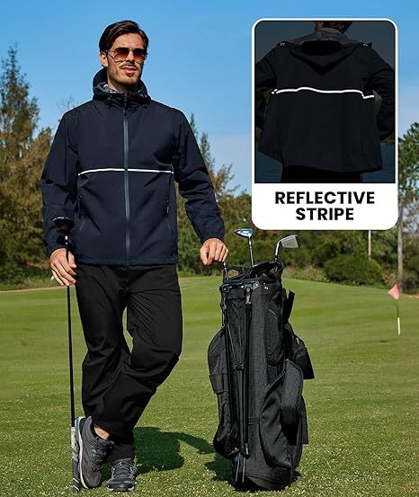 Men's Waterproof Breathable Packable Rainwear-CUMRS05414