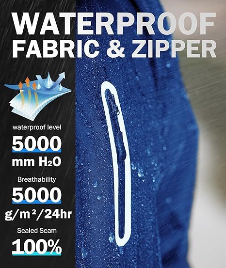 Men's Waterproof Lightweight  Outdoor Rainwear-TUMRS00209