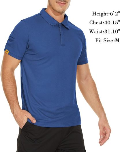 IGEEKWELL Mens Polo Shirts Short Sleeve Golf Collared Shirt Tennis T-Shirt -AUMPO00001|Swisswell