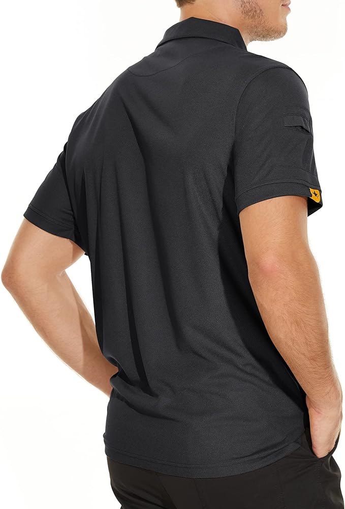 IGEEKWELL Mens Polo Shirts Short Sleeve Golf Collared Shirt Tennis T-Shirt -AUMPO00001|Swisswell