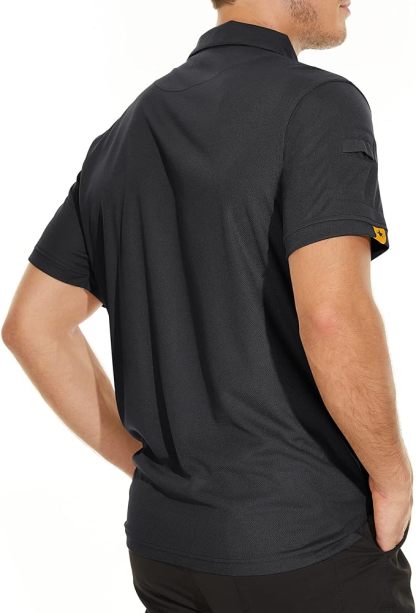 IGEEKWELL Mens Polo Shirts Short Sleeve Golf Collared Shirt Tennis T-Shirt -AUMPO00001|Swisswell