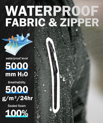 Men's Waterproof Lightweight  Outdoor Rainwear-TUMRS00209