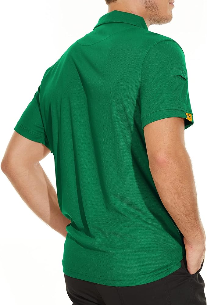 IGEEKWELL Mens Polo Shirts Short Sleeve Golf Collared Shirt Tennis T-Shirt -AUMPO00001|Swisswell