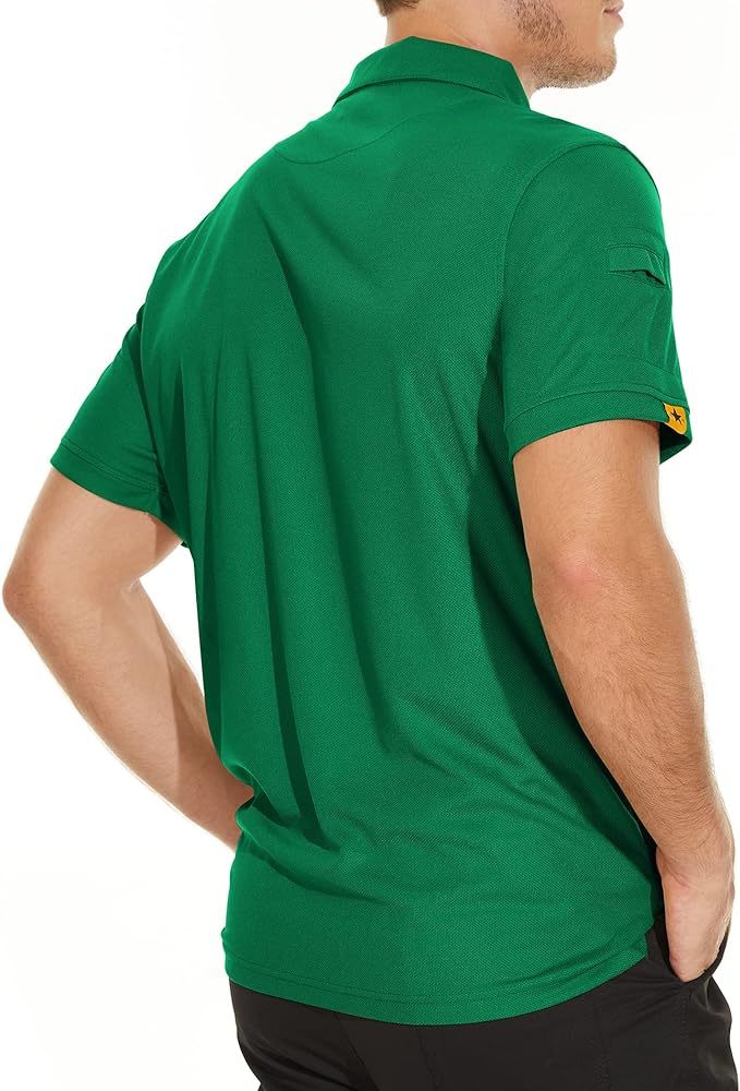 IGEEKWELL Mens Polo Shirts Short Sleeve Golf Collared Shirt Tennis T-Shirt -AUMPO00001|Swisswell