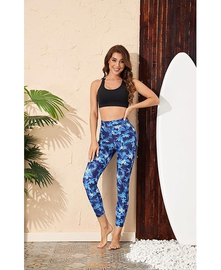 IGEEKWELL Women's Surfing Leggings Swimming Tights Rash Guard Water Wetsuit-CUWSL02643|Swisswell