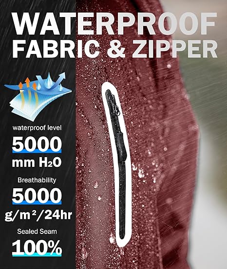 Men's Waterproof Lightweight  Outdoor Rainwear-TUMRS00209