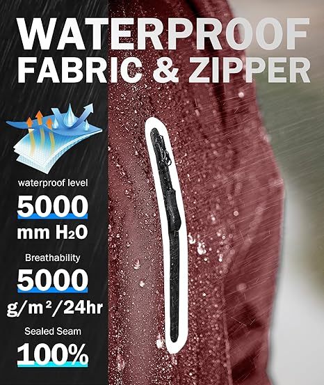 Men's Waterproof Lightweight  Outdoor Rainwear-TUMRS00209