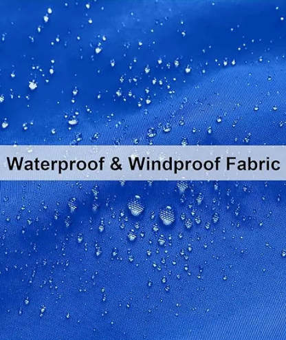 SWISSWELL Men's High Quality Waterproof Outdoor Raincoat Zip Up Hooded Jacket -ZPK000011|Swisswell