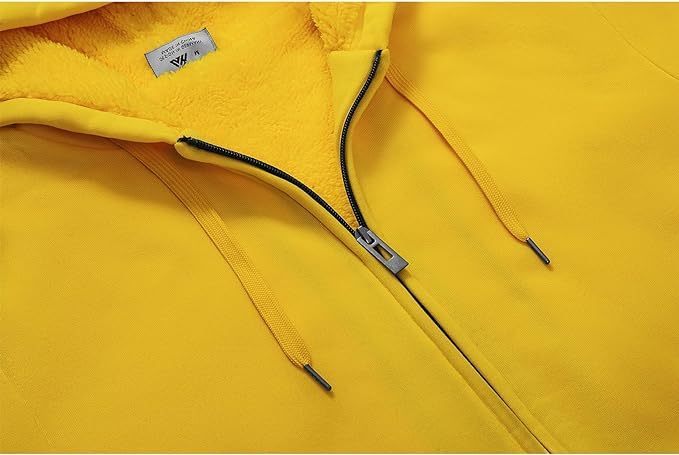 IGEEKWELL Men's Winter Hoodies Full Zip Up Fleece Sherpa Lined Heavyweight Jacket-ZITY0652|Swisswell