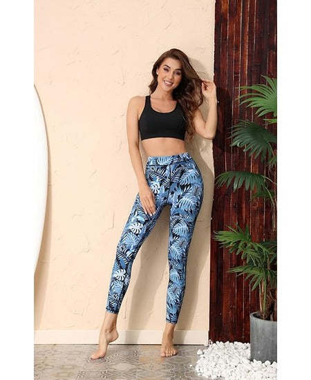 IGEEKWELL Women's Surfing Leggings Swimming Tights Rash Guard Water Wetsuit-CUWSL02643|Swisswell