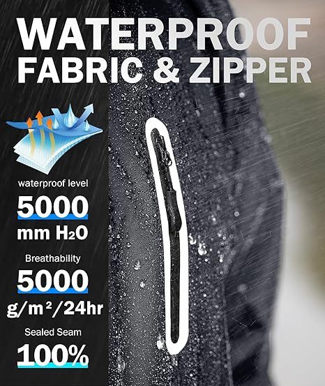 Men's Waterproof Lightweight  Outdoor Rainwear-TUMRS00209