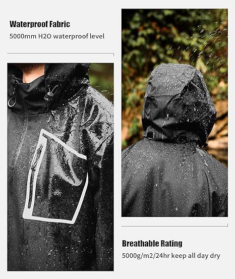 Men's Waterproof Rain Gear Outdoor Rainwear-CUMRS03412