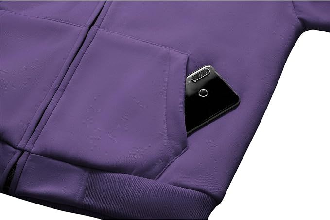 IGEEKWELL Men's Winter Hoodies Full Zip Up Fleece Sherpa Lined Heavyweight Jacket-ZITY0652|Swisswell