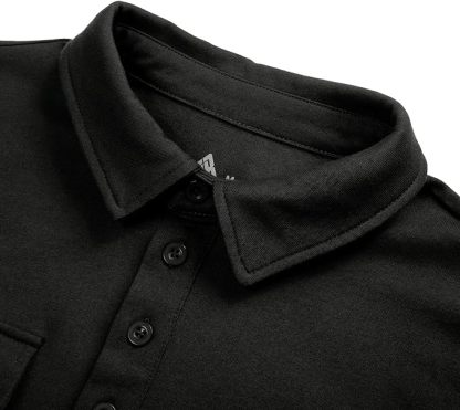 IGEEKWELL Men's Golf Regular Fit Polo Shirt Short Sleeve Double Pocket Summer Solid Tee Shirts-APOH700112|Swisswell