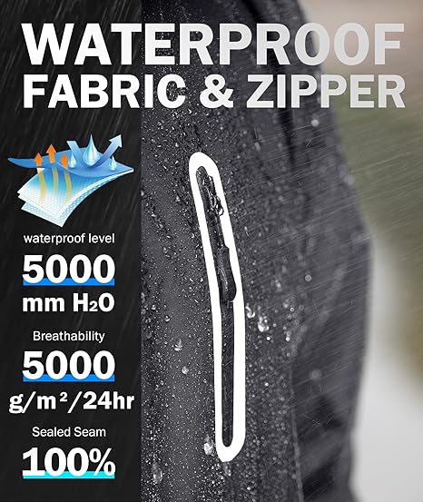 Men's Waterproof Lightweight  Outdoor Rainwear-TUMRS00209