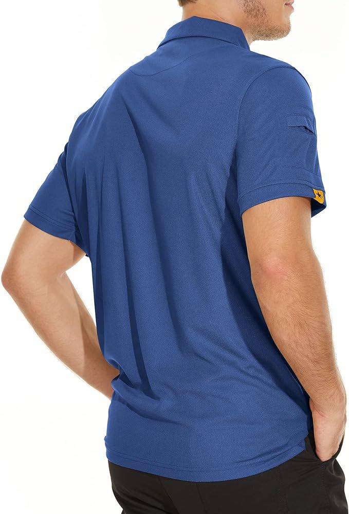 IGEEKWELL Mens Polo Shirts Short Sleeve Golf Collared Shirt Tennis T-Shirt -AUMPO00001|Swisswell