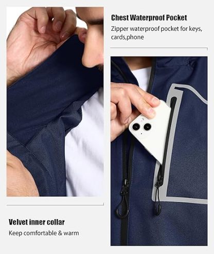 Men's Waterproof Rain Gear Outdoor Rainwear-CUMRS03412