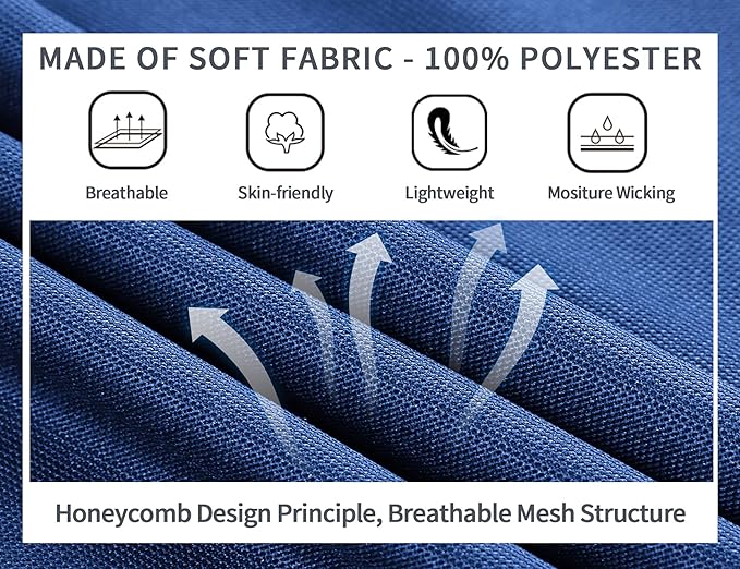 IGEEKWELL Mens Polo Shirts Short Sleeve Golf Collared Shirt Tennis T-Shirt -AUMPO00001|Swisswell