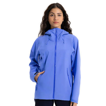 SWISSWELL Women′s Hooded Hard-Shell Waterproof Windproof Fishing Hiking Jacket-DAW043|Swisswell