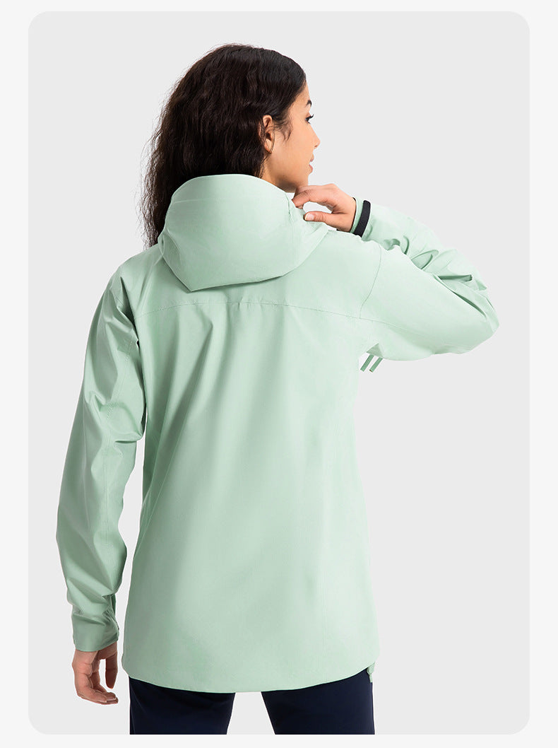 SWISSWELL Women′s Hooded Hard-Shell Waterproof Windproof Fishing Hiking Jacket-DAW043|Swisswell