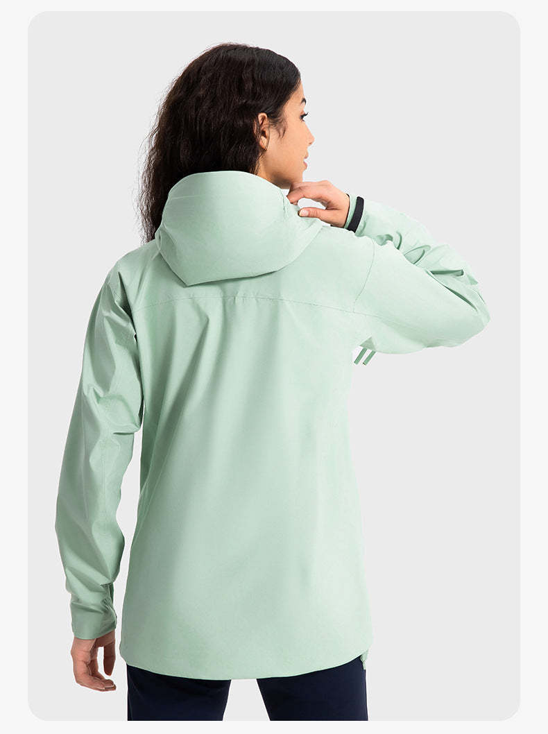 SWISSWELL Women′s Hooded Hard-Shell Waterproof Windproof Fishing Hiking Jacket-DAW043|Swisswell