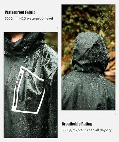 Men's Waterproof Rain Gear Outdoor Rainwear-CUMRS03412
