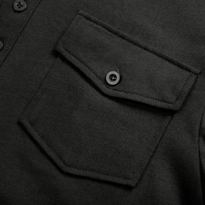 IGEEKWELL Men's Golf Regular Fit Polo Shirt Short Sleeve Double Pocket Summer Solid Tee Shirts-APOH700112|Swisswell