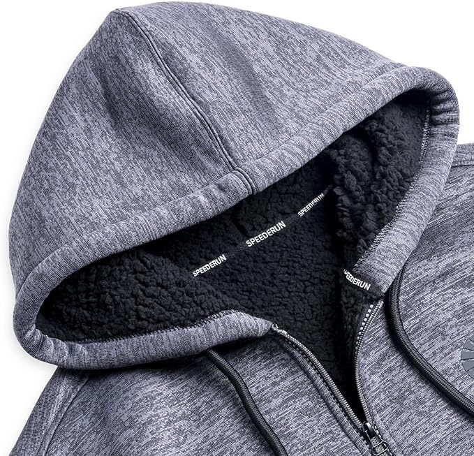 IGEEKWELL Men's Winter Hoodies Full Zip Up Fleece Sherpa Lined Heavyweight Jacket-ZITY0652|Swisswell