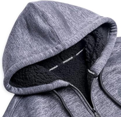 IGEEKWELL Men's Winter Hoodies Full Zip Up Fleece Sherpa Lined Heavyweight Jacket-ZITY0652|Swisswell